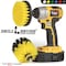 Drill Brush Power Scrubber By Useful Products 6 in W 11 in L Brush, Yellow Y-S-4O-QC-DB - alternate 3